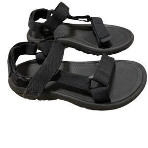Teva Hurricane Sandals Men 7 EU 39.5 Black Strappy Sport Hiking Outdoor Travel